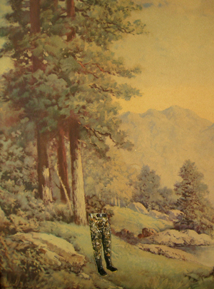 Hanna Rose Shell, 'Invisible Man', mixed media  (2008).